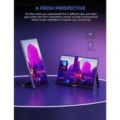 ARZOPA 16" IPS Z1FC 144Hz mHDMI-TYPE-C Gaming Taşınabilir Monitör (1920 X 1080) - 4