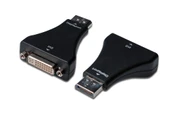 DisplayPort (DP) <-> DVI-I  Adaptörü, DP Erkek - DVI-I (24+5) Dişi - 1
