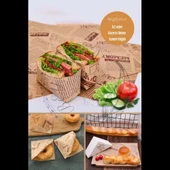 Vintage Gazete Desenli Sunum Kağıdı 50 Adet - 2