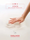 2 Adet Visco ortopedik boyun destekli servikal yastık serinletici soğuk kumaşlı(mavi) - 7