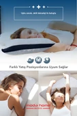 ortopedık Visco klimalı yastık ,Visco parçacıklı yumuşak yastık (siyah) - 5