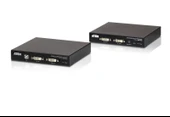 USB DVI Dual View HDBaseT™ 2.0 KVM (Keyboard/Video Monitor/Mouse) Mesafe Uzatma Cihazı (1920 x 1200 @100 m ya da 150m)<br> 
USB DVI Dual View HDBaseT™ 2.0 KVM Extender (1920 x 1200 @100 m) - 1