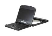 1U Ultra Kısa Derinliğe Sahip Çift Raylı Geniş Ekran LCD Konsol (USB, HDMI / DVI / VGA)<br>
18.5  LCD Screen, Full HD, 1920 x 1080, Türkçe Klavye<br>
1U Ultra Short Depth Dual Rail WideScr - 1