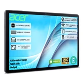 Iconia Tab P10 6 GB Ram 128 GB Depolama 10.4" 2K (2000 x 1200) IPS Android Tablet NT.LG1EY.001 + Kılıf - 2