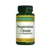 Nature's Bounty Magnesium Citrate Plus Vitamin B-6 60 Tablet - 1