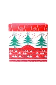 Yılbaşı Çam Ağacı Motifli Hediye Kutusu 12x8 cm - 2
