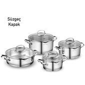 KORKMAZ A1999 STEAMA 8  PRÇ.TENCERE SETİ - 1