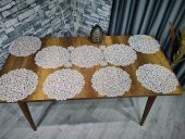 Violet Kordone 7 Parça Yemek Takımı Krem thumbnail 1