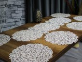 Violet Kordone 7 Parça Yemek Takımı Krem Gold thumbnail 5