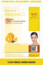 DERMAL Aydınlatıcı, Sıkılaştırıcı, Arındırıcı Vitamin Özlü Kolajen Maske 23gr - 1