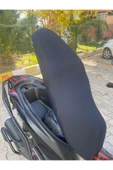 SCOOTER UNİVERSAL  HER MODELE UYUMLU KILIFI DÜZ SİYAH KALİTELİ - 4