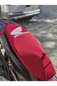 Pcx Tüm Yıllara Uygun Bordo Rengi Koltuk Kılıfı Scuba Kumaş Hediyeli Paket - 1