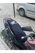 Honda Pcx,dio,sh,activa Uyumlu Siyah (SCUBA YAZLIK KUMAŞ) Motosiklet Koltuk Kılıfı - 2