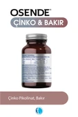 Osende Çinko Bakır 60 Bitkisel Kapsül Çinko Pikolinat thumbnail 2