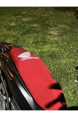 Honda Pcx,Dio,Activa S,SH Uyumlu 3'lü Siyah-Beyaz-Kırmızı Kampanyalı Koltuk Kılıfı - 6