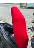 UNİVERSAL SCOOTER UYUMLU KIRMIZI KOLTUK KILIFI - 3