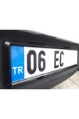 Rukye Shop 2 Adet Parlak Siyah Oto Plakalık Piano Black - 6