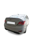 Rukye Shop Hyundai Uyumlu Accent Blue Bagaj Üstü Spoiler Piano Black - 2