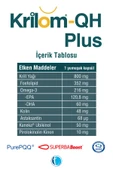 Krilom QH Plus 30 Yumuşak Kapsül Ubikinol Krill Yağı Omega 3 thumbnail 2