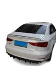 Rukye Shop Audi A3 Sedan Bagaj Üstü Spoiler Piano Black Uyumlu - 1