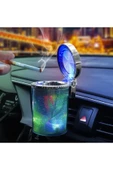 Rukye Shop Simli Dumansız Küllük Kokusuz Ledli Küllük 7 Renkli Rgb Ledli Lüks Küllük Ev Küllüğü - 1