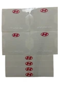 Rukye Shop Hyundai Marka Logolu Oto Kapı Kolu Çizik Önleyici Yapışkan 8'li Set - 1