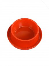 Miapet Plastik Kedi-Köpek Mama ve Su Kabı 400 ML Kırmızı - 1