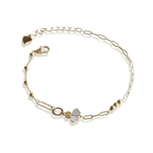 Sedefli Yonca Model Gümüş Bileklik thumbnail 5