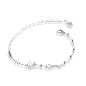 Kelebek Sedef Taşlı Gümüş Bileklik thumbnail 8