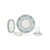 Schafer Emely Kahvaltı Takımı 32 Parça-Mavi - 1