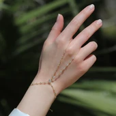 Zirkon Taşlı Gold Gümüş Şahmeran thumbnail 1