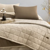 Schafer Home Soft Yatak Örtüsü Nevresim Seti 5 Parça-Bej - 2