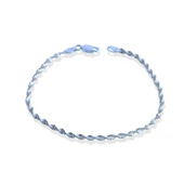 Burgu Çift Renkli Gümüş Bileklik thumbnail 5