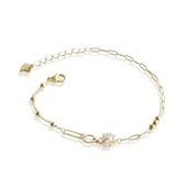 Yonca Taşlı Trend Gümüş Bileklik thumbnail 4