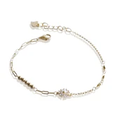 Çiçek Taşlı Gümüş Trend Bileklik thumbnail 4