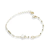 Kelebek Sedef Taşlı Gümüş Bileklik thumbnail 4