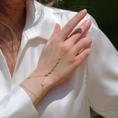 Yıldız Sıralı Taşlı Gümüş Şahmeran thumbnail 2