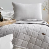 Schafer Home Soft Yatak Örtüsü Nevresim Seti 5 Parça-Gri - 3