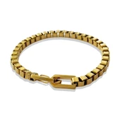 ARS156 Erkek Deri Çelik Bileklik thumbnail 1