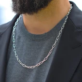 Trend Model 5mm 60cm Gümüş Zincir thumbnail 3
