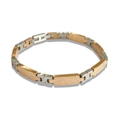 ARS179 Erkek Deri Çelik Bileklik thumbnail 1