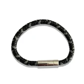 ARS167 Erkek Deri Çelik Bileklik thumbnail 2