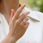 Baget Icecut Taşlı Gümüş Yüzük thumbnail 3