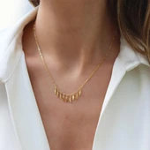 Yaprak Sallantılı Gümüş Kolye thumbnail 1