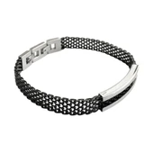 ARS162 Erkek Deri Çelik Bileklik thumbnail 2