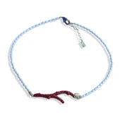 Mercan İncili Gold Doğaltaşlı Gümüş Kolye thumbnail 5