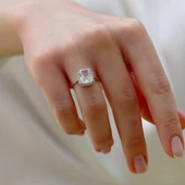 Baget Icecut Taşlı Gümüş Yüzük thumbnail 4