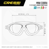 Cressi Mini Cobra Deniz Gözlüğü - 9