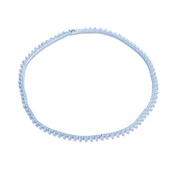 Zirkon Taşlı Su Yolu Gümüş Kolye thumbnail 5