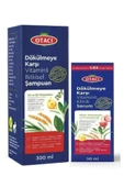 Dökülmeye Karşı Vitaminli Bitkisel Şampuan 300 ml +Vitaminli Klinik Serum 50 ml - 1